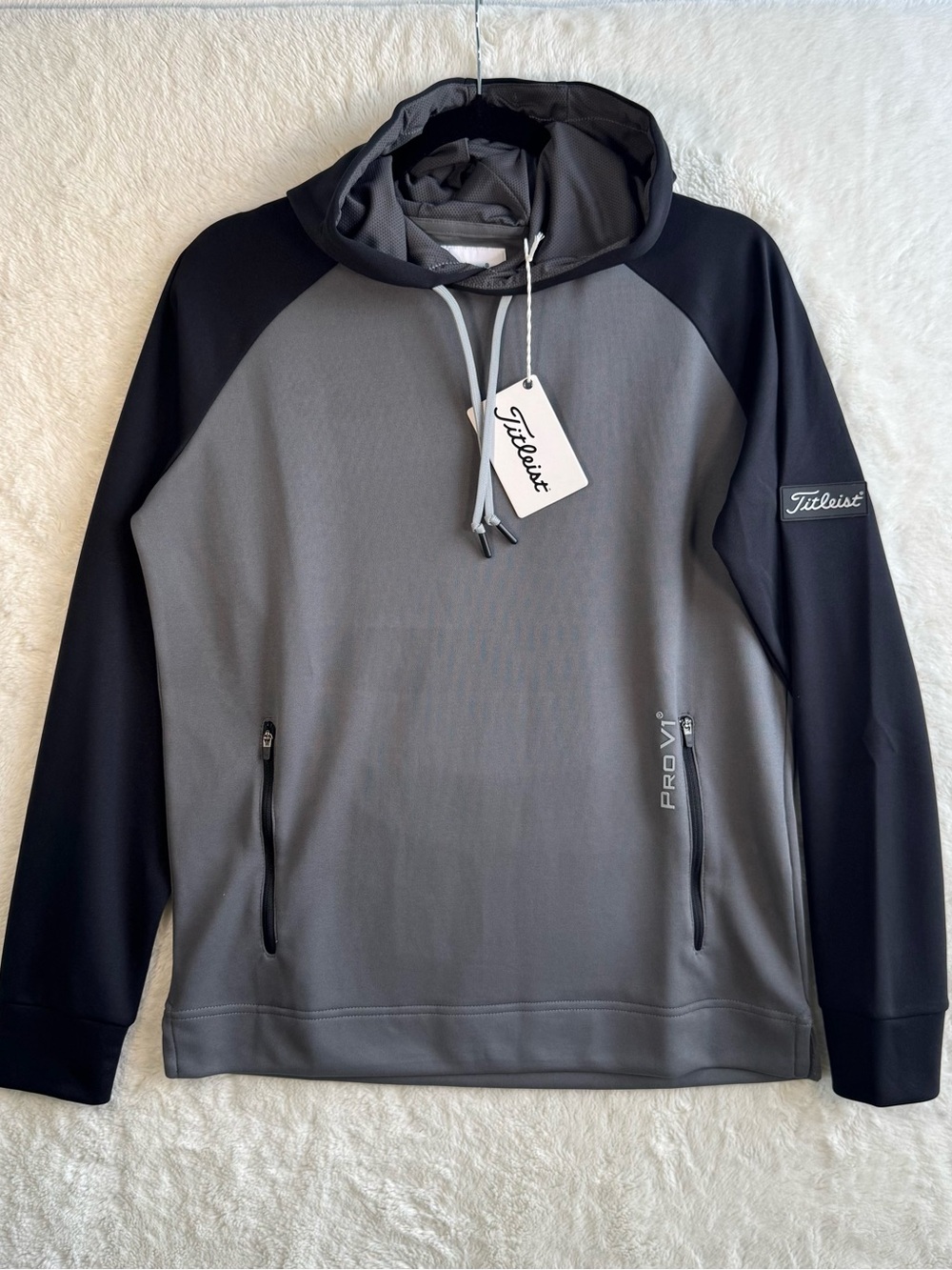 FootJoy Pro1 Hoodie Titleist Women’s Small Black Stretch Golf Performance NEW